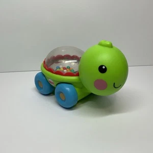Fisher-Price Poppity Pop Turtle Baby Toddler Sensory Toy Push Poppers Animal - Picture 1 of 6