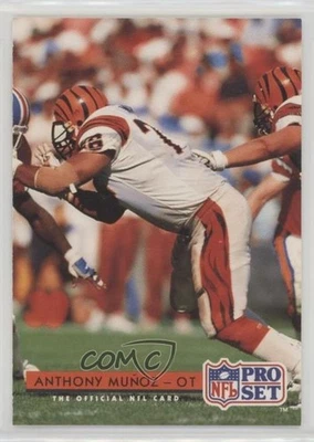 1992 Pro Set Mobil FACT Anthony Munoz #132 HOF - Image 1 of 2