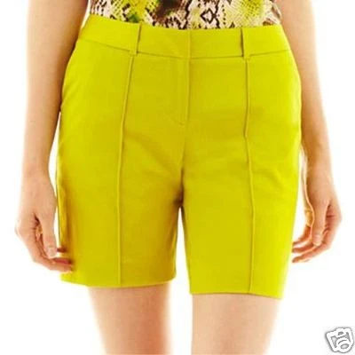 Worthington Polynesia Citronelle Shorts Size 6, 8, 14, 18 New MSRP $38.00 - Image 1 of 4