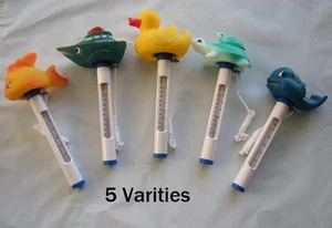 Pool Spa Hot tub Floating Animal Thermometer F/ C Display With 5 Varieties - Picture 1 of 6