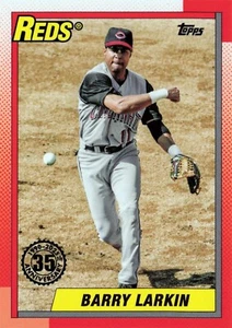2025 Topps Series 1 - 1990 35th Anniversary Barry Larkin #T90-3 - Bild 1 von 2