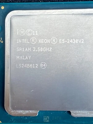 Intel Xeon E5-2430V2 6 Core 2.50GHz Processor - SR1AH - Image 1 of 3