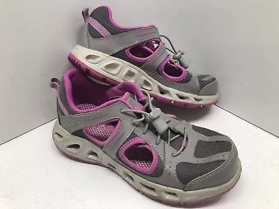 Columbia 女孩 Supervent 混合水上远足户外鞋 凉鞋 尺码 青少年 1 — 第 1/4 张图片