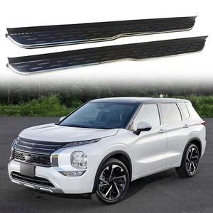 Running Board Side Step Pedal Nerf Bars Fits Mitsubishi Outlander 2022-2024 2025 - Picture 1 of 8