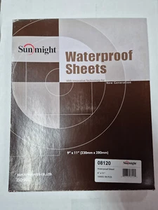 Sunmight 08120 9" x 11" 1000 Grit Waterproof Sanding Sheets 50 Pieces - Picture 1 of 4