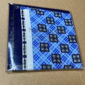 Nina Ricci Handkerchief Bandana Pattern Cotton 17” Pocket Square Hanky Blue NWOT - Picture 1 of 7
