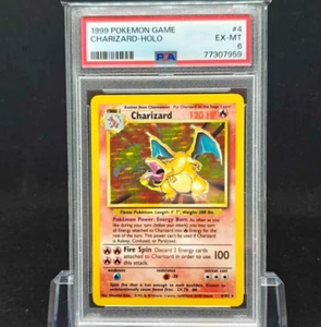 PSA 6 Charizard 4/102 - Base Set - Holo Rare - Pokemon Cards TCG - Picture 1 of 5