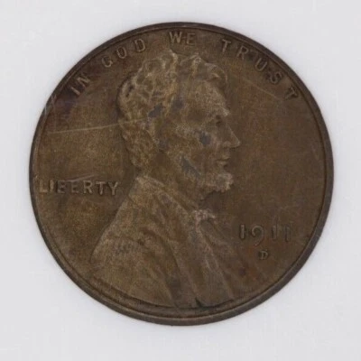 1911-D Lincoln Wheat Cent 1c NGC - XF40 BN - Image 1 of 3