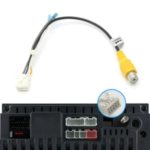 10 Pin RCA Camera Wiring Connector Video Input Cable Adapter for Android Radio - Picture 1 of 9