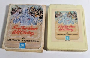 GM 1155334  stereo cartridge 8 track tape Keep that great GM feeling with box - Imagen 1 de 2