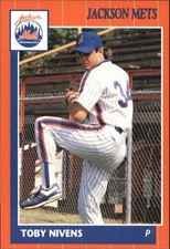 1990 Jackson Mets Grand Slam #17 Toby Nivens