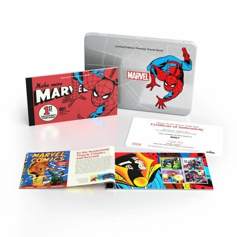 Royal Mail - Marvel - Limited Edition prestige stamp book - Less than 5000 Made Cover