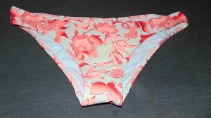 Debenhams Collection Bikini Bottoms 'Floral' Print Hipster 16 Brt Coral Mix BNWT - Picture 1 of 1