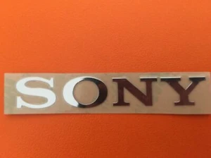 1 pcs Sticker for Sony Silver Logo TV PlayStation Game Laptop Desktop 30mm x 5mm - Picture 1 of 1