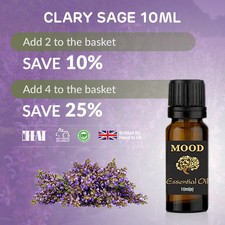 Clary Sage Essential Oil 10ml Natural Aromatherapy Essential Oils Diffuser