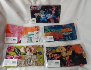 JOHNNY WAS 100% Cotton Face Masks, set of 5, NIP - Picture 1 of 8