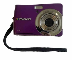 Polaroid i1037 10.0 MP 3X Optical Zoom Digital Camera Purple Sold For Parts Only - Picture 1 of 9