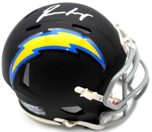 Omarion Hampton L.A. Chargers Signed Custom Mini Helmet w/Beckett COA BS22777 - Picture 1 of 2