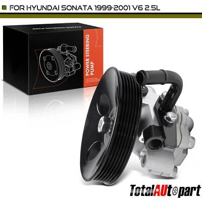 New Power Steering Pump without Reservoir for Hyundai Sonata 1999 2000 2001 2.5L - Image 1 of 4