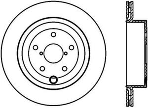 StopTech Fits 08+ Subaru STI Slotted & Drilled Sport Brake Rotor - Picture 1 of 14