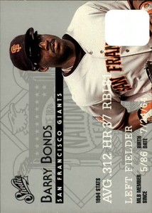 1995 Studio Baseball #7 Barry Bonds