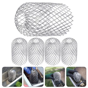 5 Pcs Anti-clogging Filter Gutter Protection Downspout Leaf Guard Screen - Picture 1 of 12