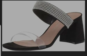 Chinese Laundry Women's Yas Heeled Sandals sz 10 Black - Picture 1 of 7