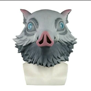 Demon Slayer Kimetsu no Yaiba Hashibira Inosuke Mask Wild Boar Mask Cosplay Prop - Picture 1 of 12