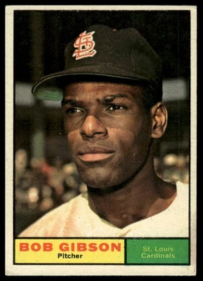 Bob Gibson 1961 Topps #211 Foto 1 de 2
