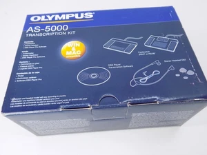 Olympus AS-5000 Kit Trascrizione Interruttore a Pedale USB/Seriale, Software, No Cuffie - Foto 1 di 11
