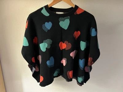 Stella McCartney NIÑOS 8 AÑOS Suéter Chal CORAZONES, Algodón/Lana Niñas Foto 1 de 4