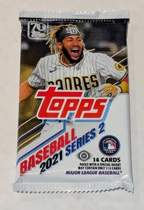 💎 [1x PACK] 2021 Topps Series 2 Baseball Hobby Box Pack - CROCHET CHISHOLM RCs - Picture 1 of 7
