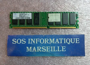 Barrette Mémoire NANYA 256MB DDR-400MHz-CL3 PC3200U-30330 (NT256D64S88B1G-5T) - Picture 1 of 4