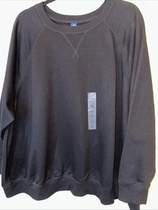 Old Navy 3X Black Crewneck Sweatshirt - Picture 1 of 5