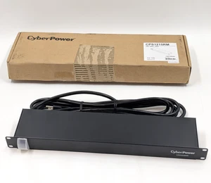 CyberPower CPS1215RM 10-Outlet Power Distribution Unit 15A, 125V 60Hz - Picture 1 of 12
