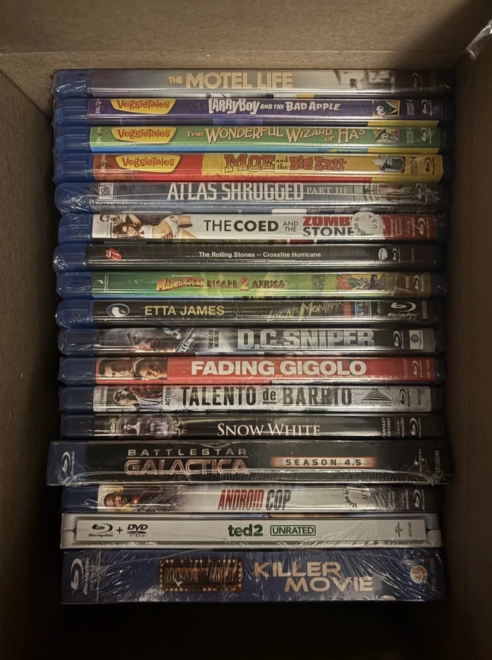 Brand New Sealed Blu Ray Movie Lot Of 17 - Ted 2, Snow White, DC Sniper…. Foto 1 de 1