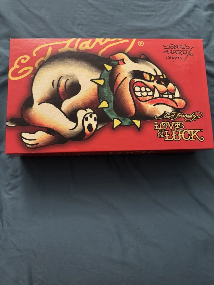 ED HARDY LOVE & LUCK MEN GIFT SET 5 PCS. 3.4 oz. 0.25 Edt spray 3 oz sh/gel 2.75 - Image 1 of 3