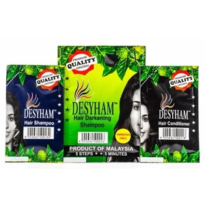 Desyham Hair Darkening Shampoo henna Dye Inai Pewarna Rambut 1 box - Picture 1 of 2