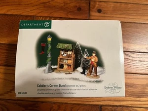 Dept 56 Dickens Village Schuster Eckständer 2er Set Neu im Karton - Bild 1 von 2
