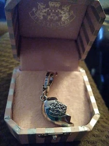 Juicy Couture Left Half ONLY Friendship Heart Charm Silvertone.NIB - Picture 1 of 9