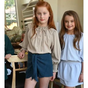 Pleat. Blair Blouse Taupe size 14 - Picture 1 of 5