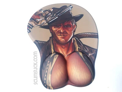 Indiana Jones Ergonomic Boobie Mousepad - Image 1 of 4