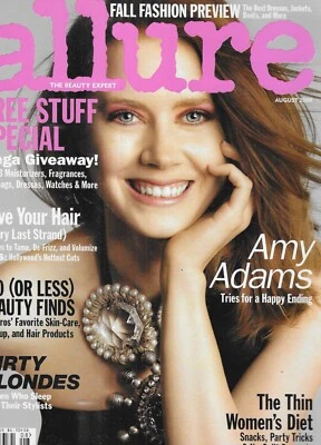 Allure Magazine Amy Adams Fashion Budget Beauty Hair Tips Thin Women's Diet 2009 - Image 1 of 4