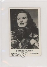 1950 Dutch Gum Serie A Illustra Black & White Deanna Durbin #ILLUSTRA31 f5h