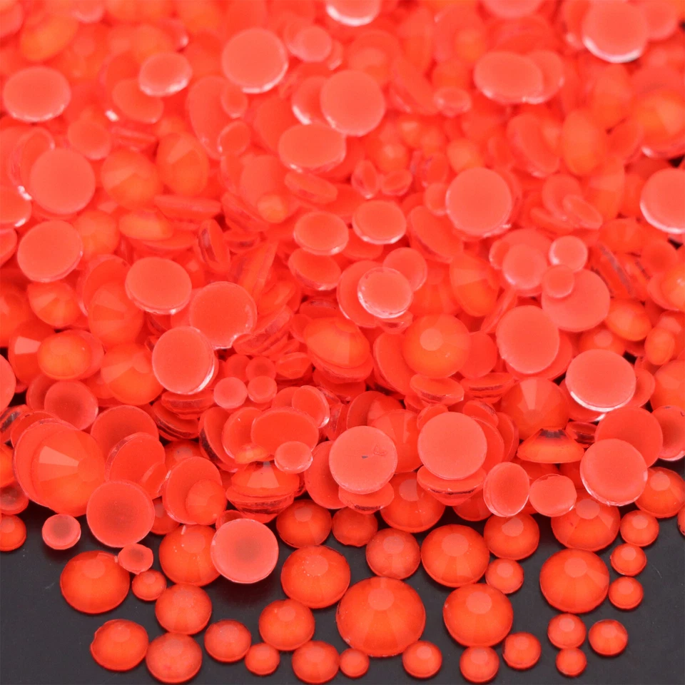 Neon Rhinestones Non Hotfix Flatback Stones Luminous Fluorescence Crystals - Image 1 of 4