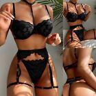 Sensual and Seductive Lace Dress Underwear Set for Women with Garter Belt