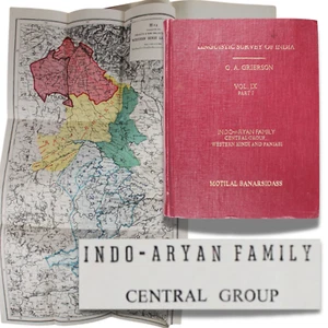 India Hindi Panjabi LINGUISTIC SURVEY Indo Aryan 1963 Dialects Language Colonial - Picture 1 of 11