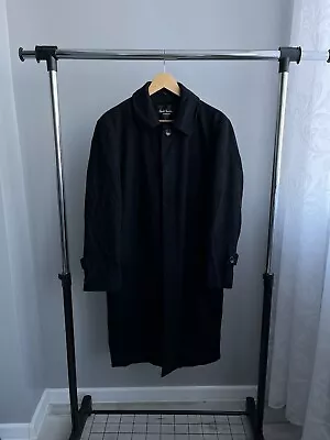 Vintage Paul Smith London Cashmere Wool Coat Long Trench Jacket Japanese Mens L - Image 1 of 4