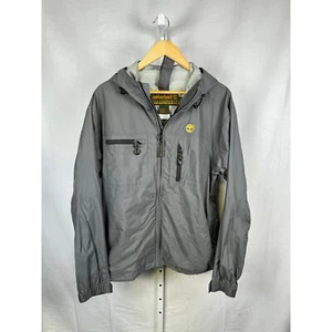 Timberland WeatherGear Waterproof Full Zip Hooded Packable Jacket Men's Large - Picture 1 of 7