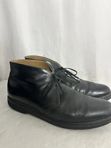 Vintage UFCW Schwarz Chukka Stiefel Leder Herren 11B Hergestellt in den USA  - Bild 1 von 20